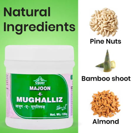 Cipzer Majoon-E-Mughalliz Sada 125g | Supports Energy| Vitality & Stamina In Men