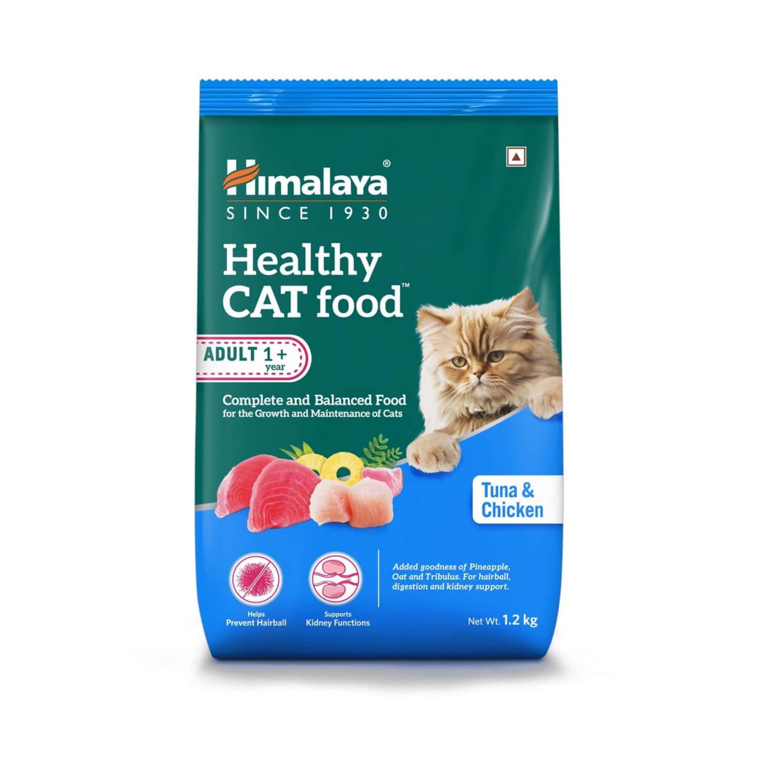 Himalaya Tuna & Chicken Healthy Adult Cat Dry Food /1.2kg