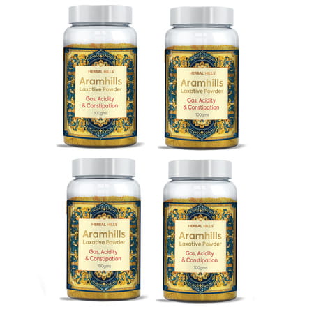 Herbal Hills Aramhills Powder - Natural Detox - 100g (Pack Of 4)