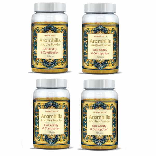 Herbal Hills Aramhills Powder - Natural Detox - 100G (Pack Of 4)
