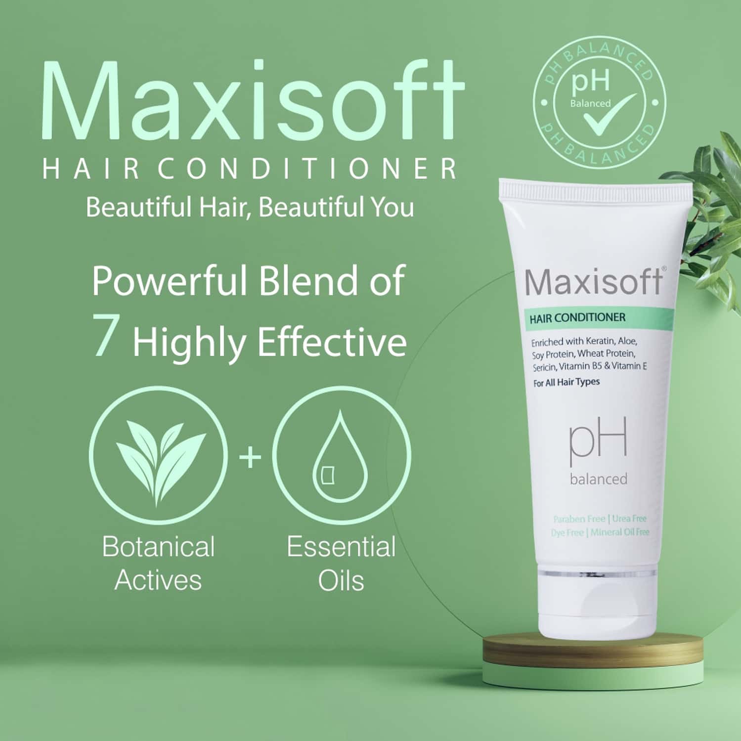 Buy MAXISOFT HAIR CONDITIONER 100 ML WITH KERATIN & ALOE VERA