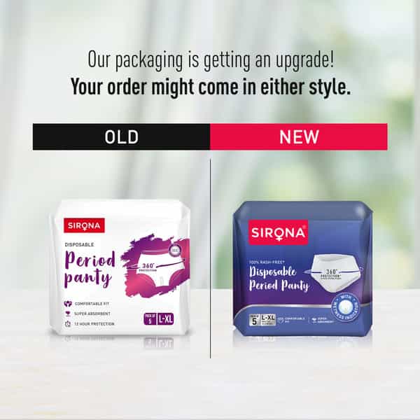 Sirona Disposable Period Panty - L & Xl