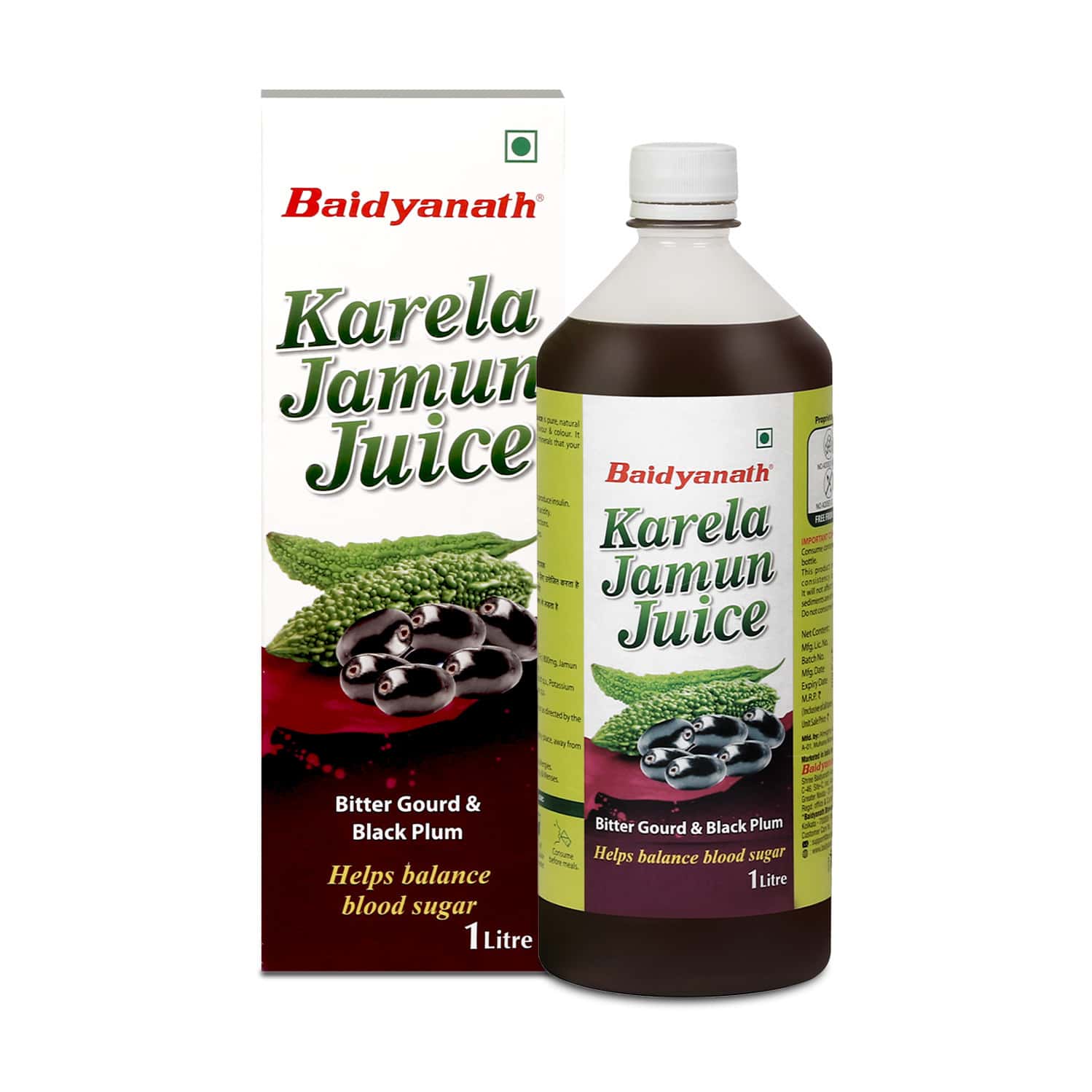 Baidyanath Karela Jamun Juice 1000 Ml