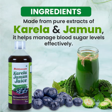 Baidyanath Karela Jamun Juice 1000 Ml