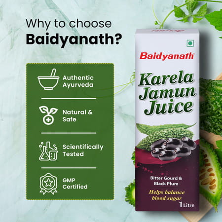 Baidyanath Karela Jamun Juice 1000 Ml