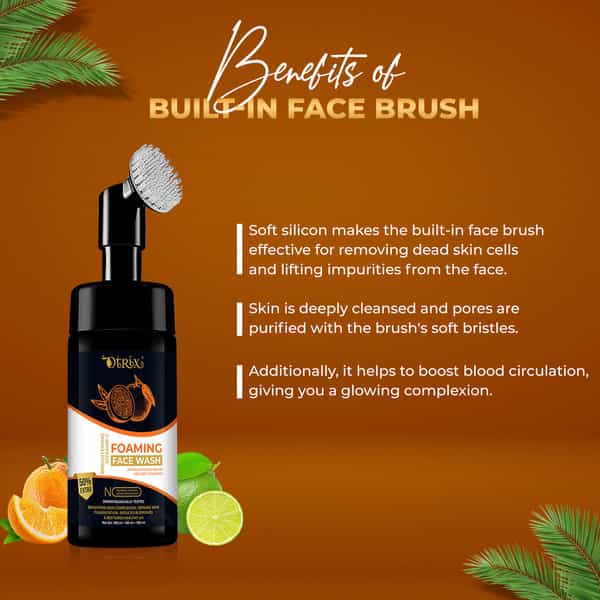 Otrix Vitamin-C Foaming Face Wash With Built-In Face Brush
