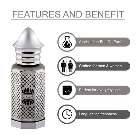 Ajmal Asher Cp Oil 12ml For Unisex And Impress Cp Oil 10ml For Men