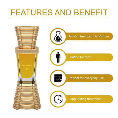 Ajmal Asher Cp Oil 12ml For Unisex And Impress Cp Oil 10ml For Men
