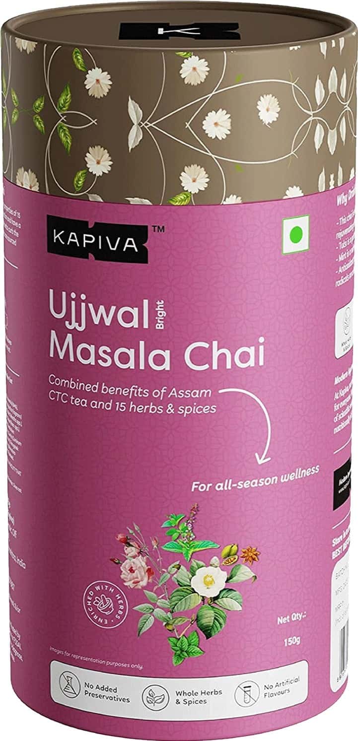 Kapiva Ujjwal Masala Chai | All-Season Wellness Tea | 150gm