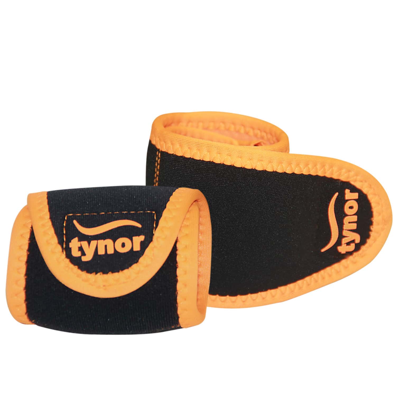 Tynor Wrist Support With Thumb Loop (neo) Black & Orange Universal Pack Of 2