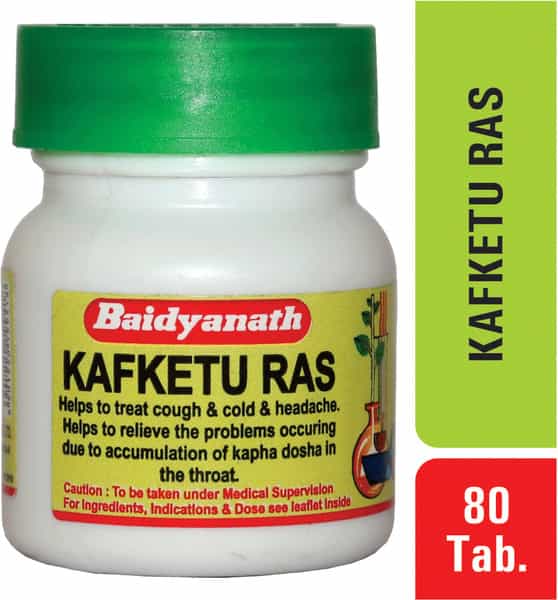 Baidyanath Asli Ayurved Kafketu Ras 80 Tablets (Pack Of 2)