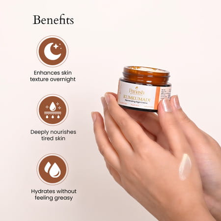 Panash Kumkumadi Reguvenating Night Crème 50 Gm