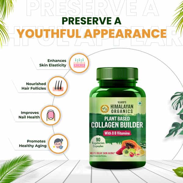 Vlado's Himalayan Organics Plant Based Collagen Builder- 90 Veg Capsules