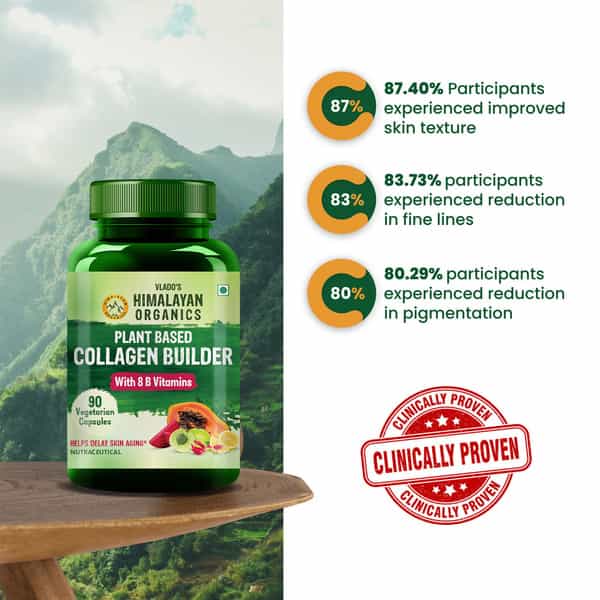 Vlado's Himalayan Organics Plant Based Collagen Builder- 90 Veg Capsules