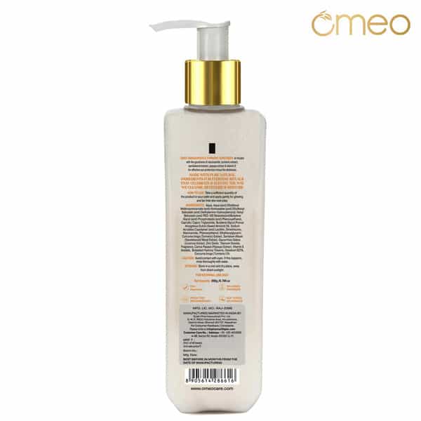 Omeo Sunscreen With Sandalwood | Turmeric | Papaya & Licorice Extract | Spf 50 & Pa++++ (-200G)