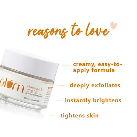 Plum Chamomile & White Tea Glow- Getter Face Mask - 100gm