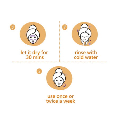 Plum Chamomile & White Tea Glow- Getter Face Mask - 100gm