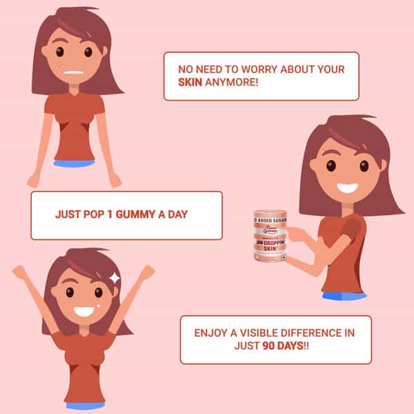 Power Gummies Jaw Dropping Skin Collagen Builder Gummies | Unisex | Now With No Added Sugar - 60N 
