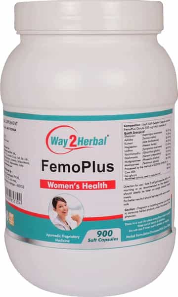 Way2herbal Femoplus - 900 Capsules Pack Of 2