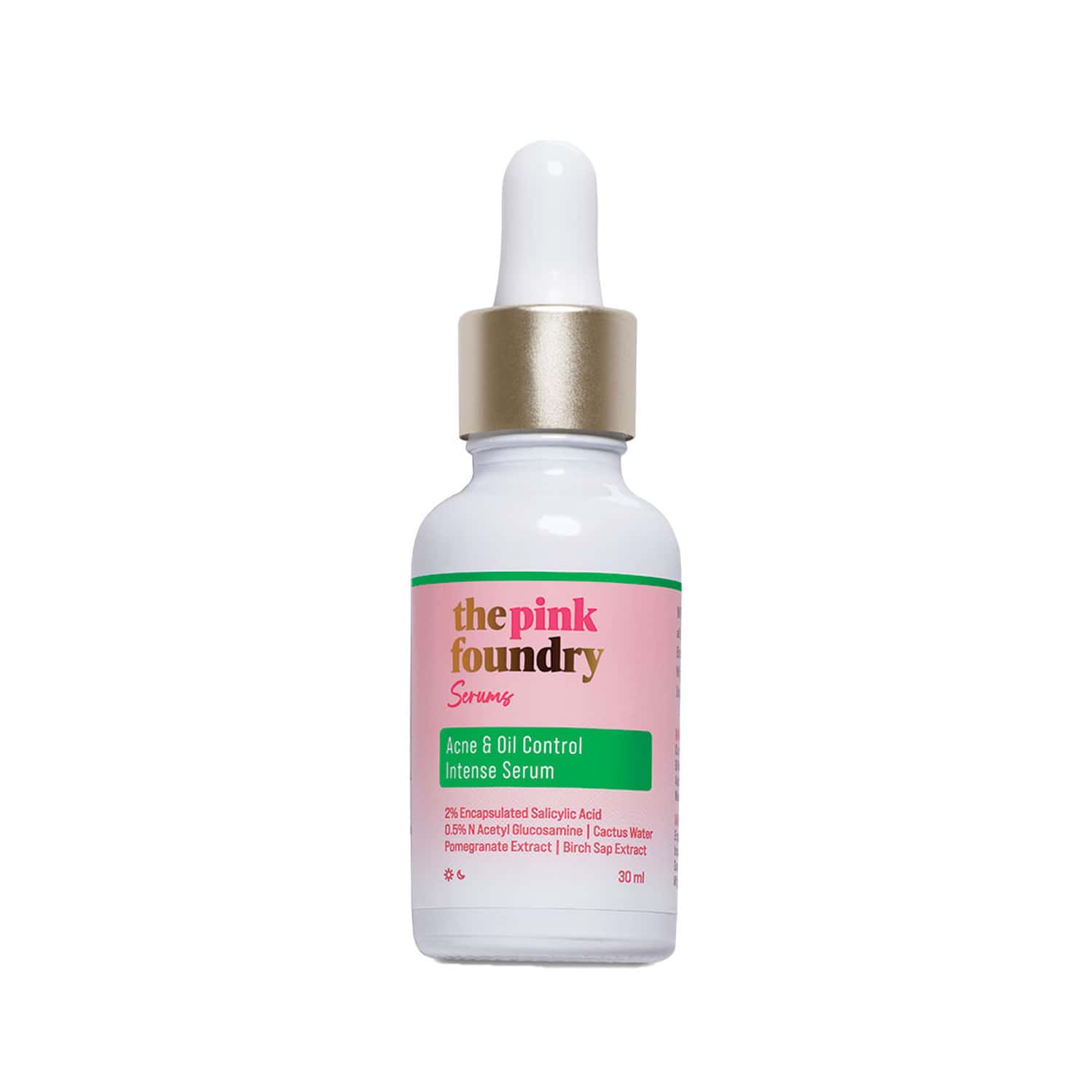 The Pink Foundry Acne & Oil Cntl Int Srm 30ml
