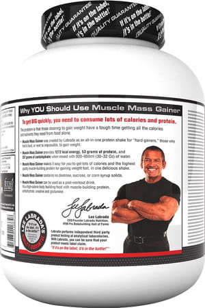 Labrada Muscle Mass Gainer - 6.6 Lbs (3kg) (Mocha)