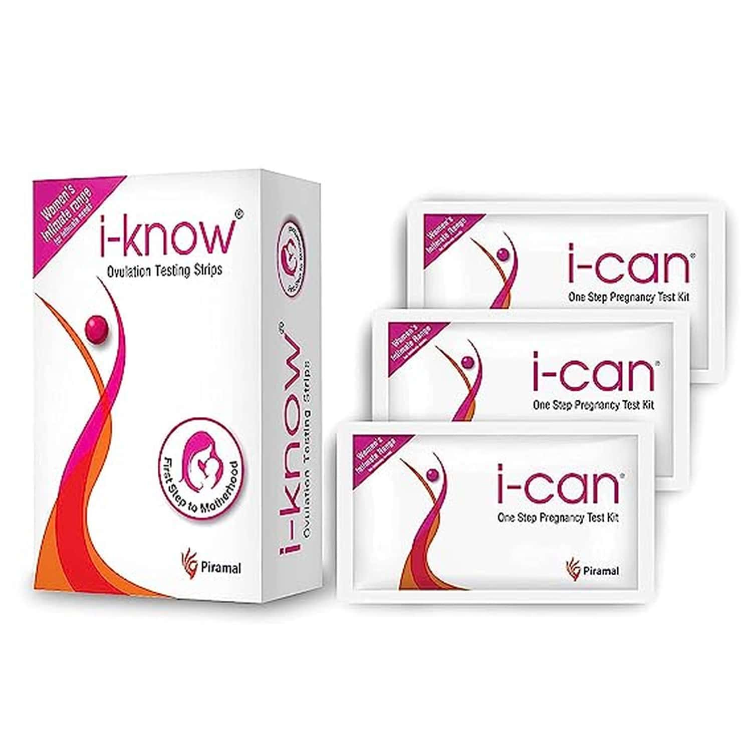 I-Know Ovulation Detection Kit + I-Can Pregnancy Test Device 3 Units (Combo Pack)