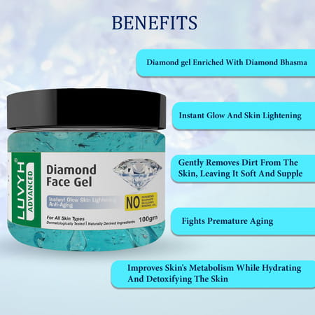 Luvyh Diamond Face Gel- 100gm