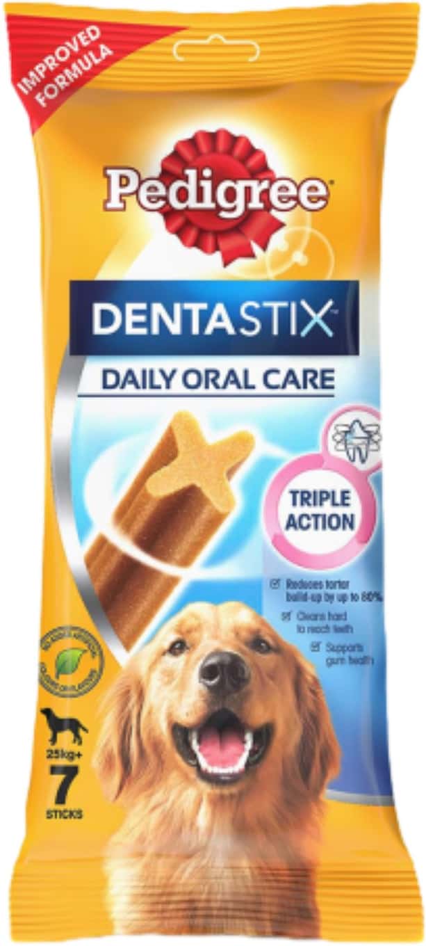 Pedigree Dentastix Oral Care Dog Treat | Adult Large Breed (25+ Kg) | 270 G