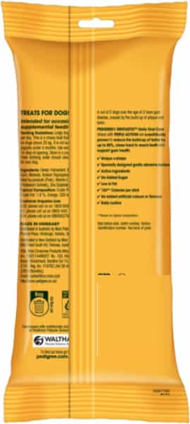 Pedigree Dentastix Oral Care Dog Treat | Adult Large Breed (25+ Kg) | 270 G