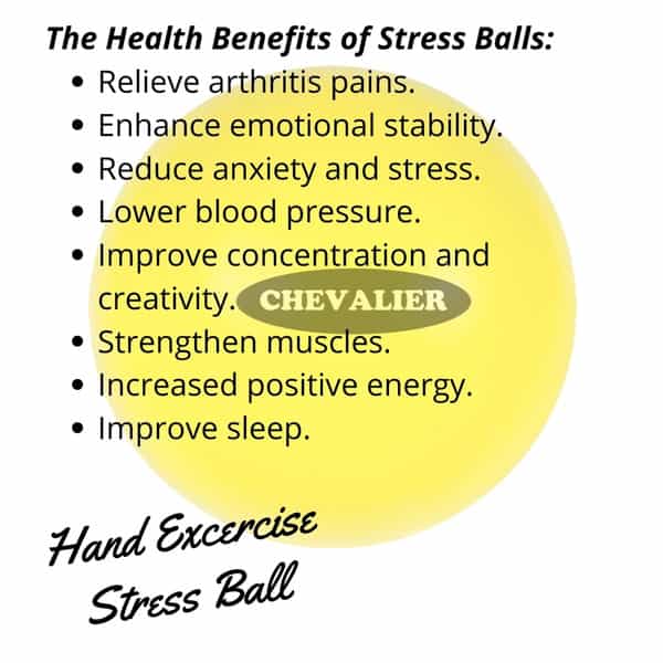 Chevalier Physiotherapy Hand Exercise Soft Stress Ball Yellow Pack Of 2