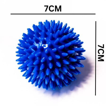 Healthtrek Acupressure Spiky Massage Ball (Pack Of 1 | Blue)