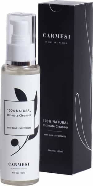 Carmesi All Natural Intimate Cleanser With Olive Leaf Extracts For Women - 100 Ml