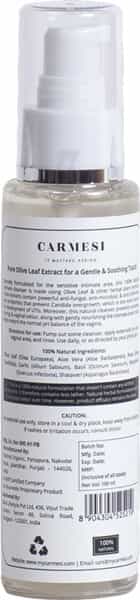 Carmesi All Natural Intimate Cleanser With Olive Leaf Extracts For Women - 100 Ml