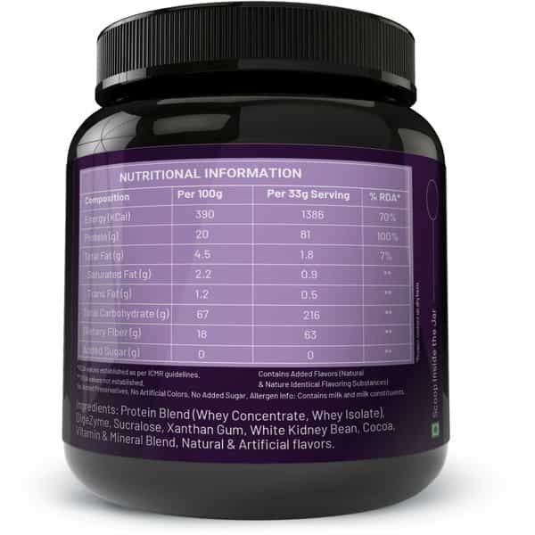 Sos Nutrition High Protein Heavy Mass Gainer Herbs Multivitamins Chocolate