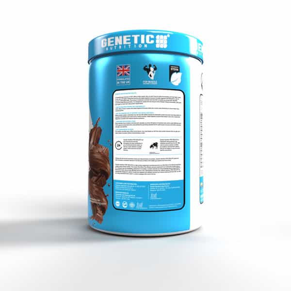 Genetic Nutrition Pro-Isolate Protein Supplement Powder-Belgium Chocolate | 500 Gram (1.1Lbs)