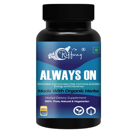 Always On Health Wellness Energy Capsule For Men For Strength & Power 100% Ayurvedic (15 Capsules)