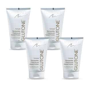 Glutone Face Wash With Dermawhite And Hydrolysed Almonds For Brighter & Radiant Skin Pack Of 4