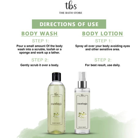 The Bath Store Moringa Combo