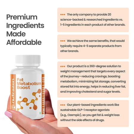 Nutrazen Fat Metabolism Boost - 30n