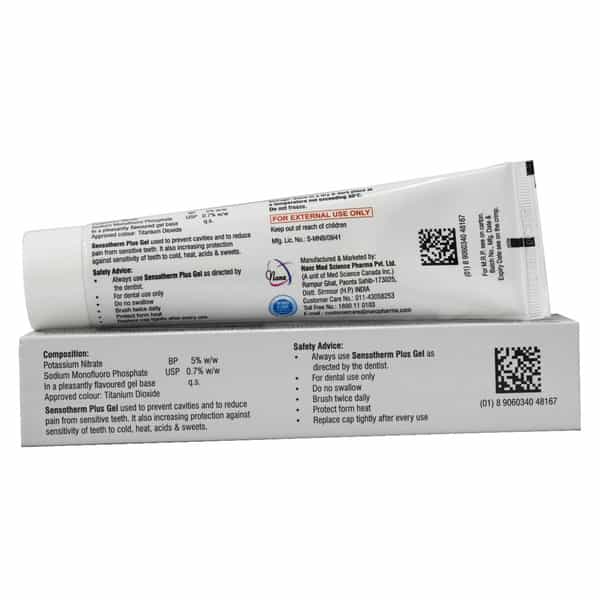 Sensotherm Plus Cool Mint Flavoured | Sensitive Tooth Paste Gel For Daily Sensitivity Protection
