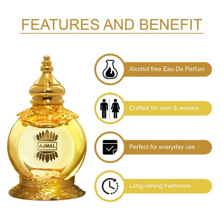 Ajmal Titanium Edp 100ml Perfume For Men And Mukhallat Al Wafa Cp Attar 12ml For Unisex