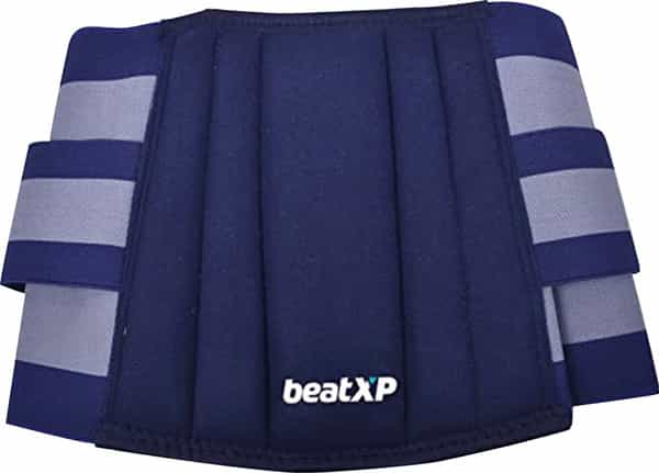 Beatxp Blue Color Lumbo-Sacral Suport Belt|Anatomical Fit|Skin Friendly|Pain Reliever (Xxl)