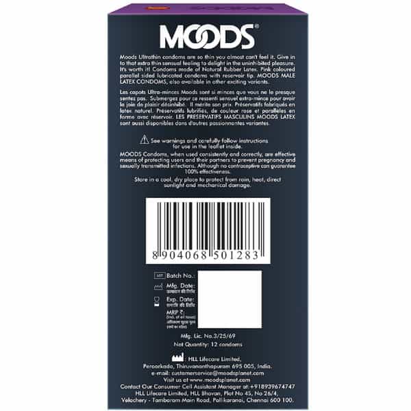 Moods Ultrathin Condoms - Pack Of 12S
