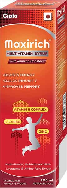Maxirich Multivitamin Syrup 200Ml