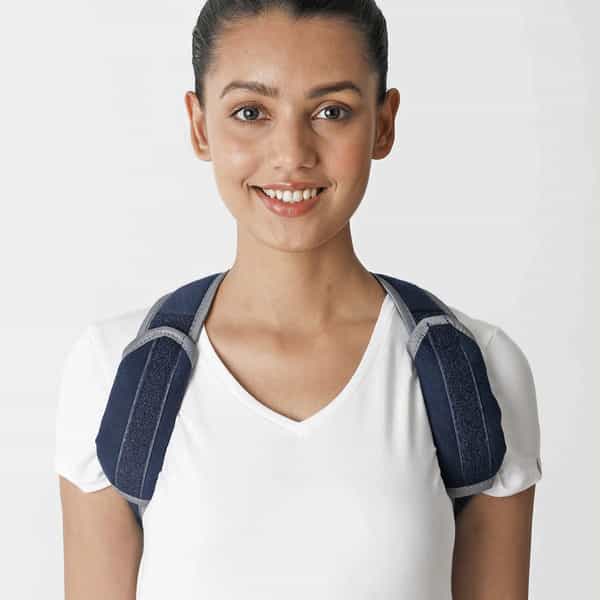 Beatxp Clavicle Brace Posture Corrector With Adjustable Strap For Men & Women In (Small) Size