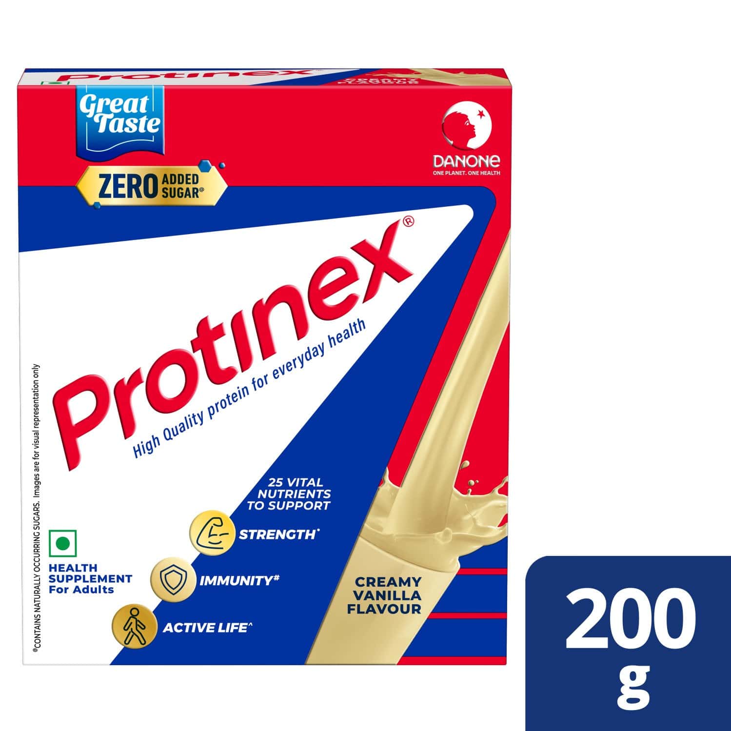Protinex Health Supplement And Nutritional Protein Mix For Adults Creamy Vanilla Flavour Box 200 Gm