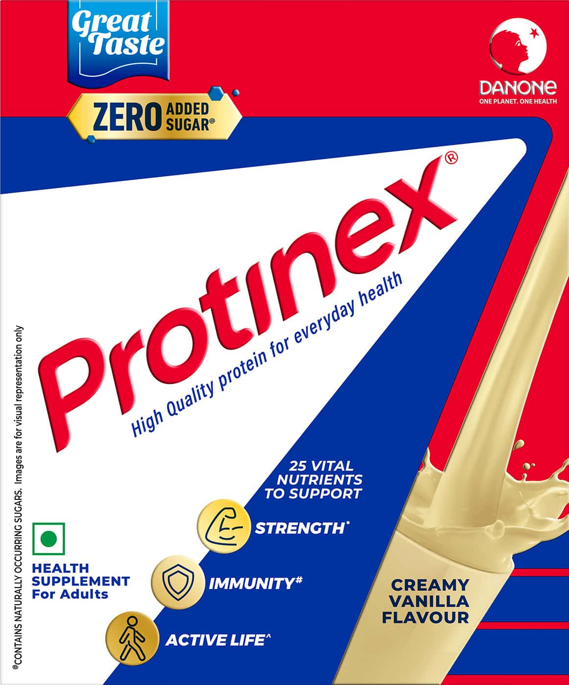 Protinex Health Supplement And Nutritional Protein Mix For Adults Creamy Vanilla Flavour Box 200 Gm