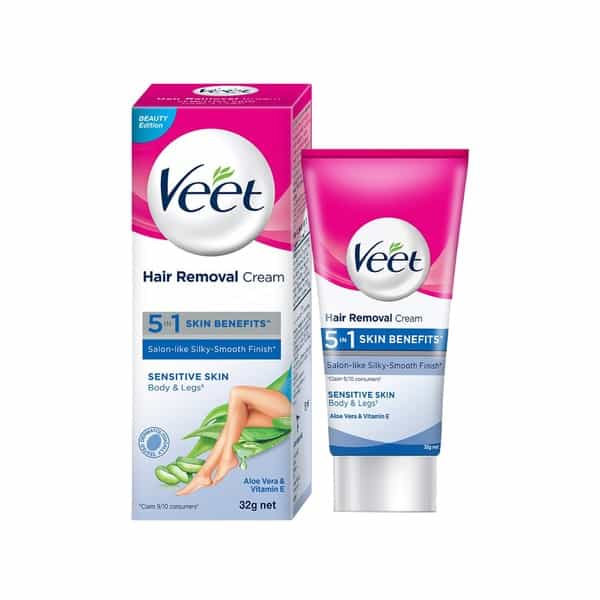 Veet Hair Removal Cream For Sensitive Skin - 32Gm