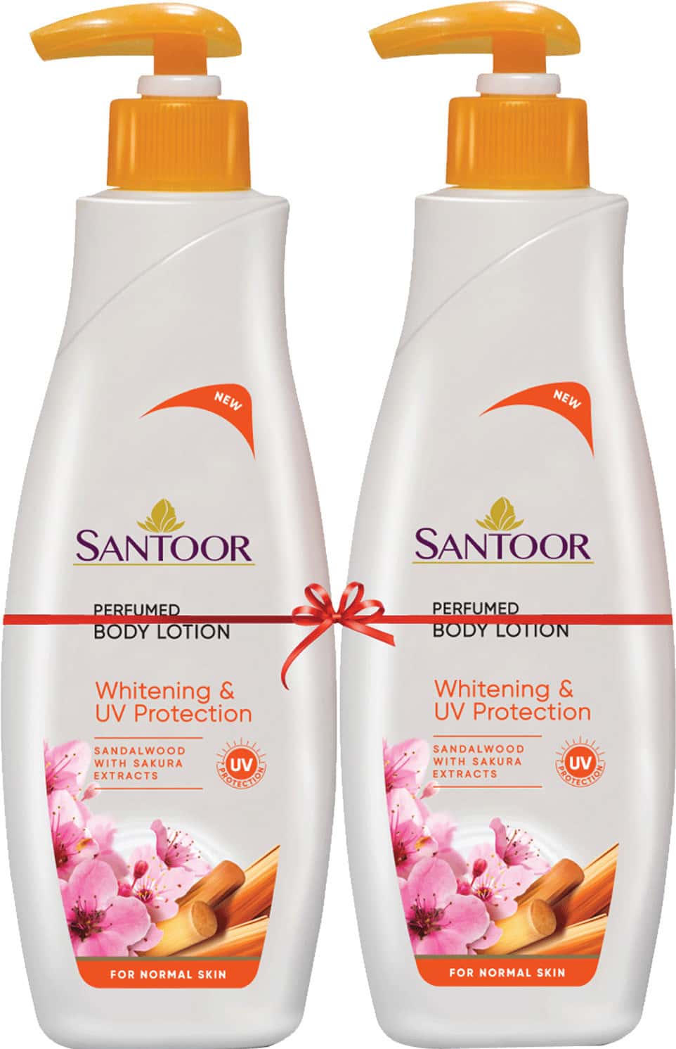 Santoor Body Lotion Whitening And Uv Protection 250ml (Pack Of 2)