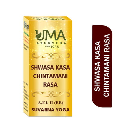Uma Ayurveda Shwas Kas Chintamani Ras Ayurvedic Tablets 10 Tab